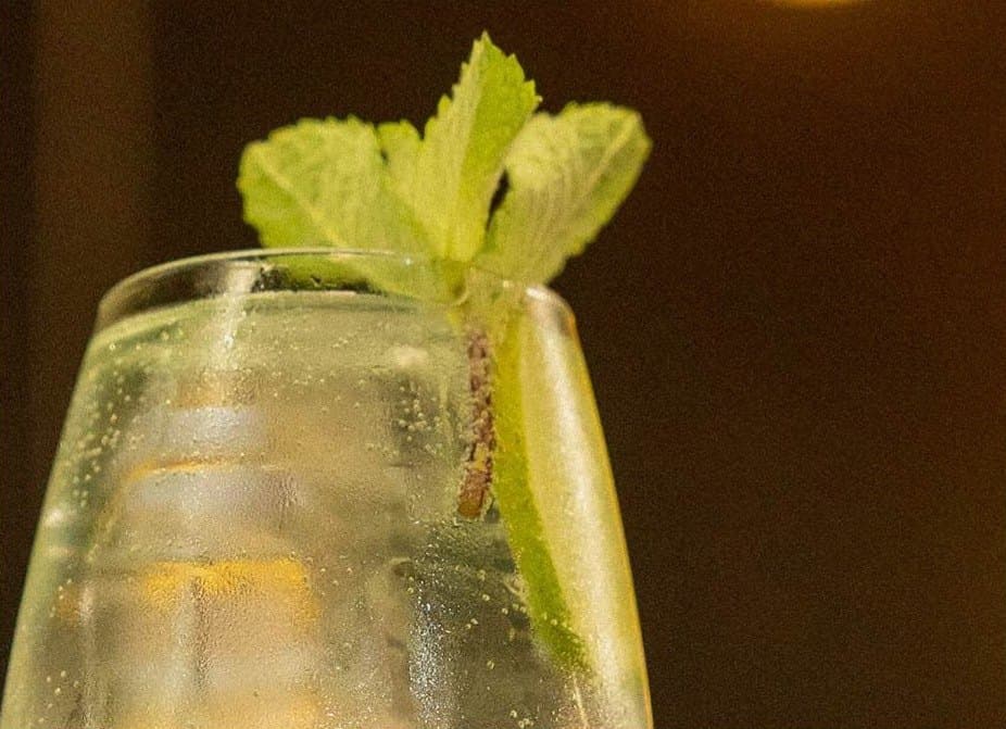 Drink com hortelã